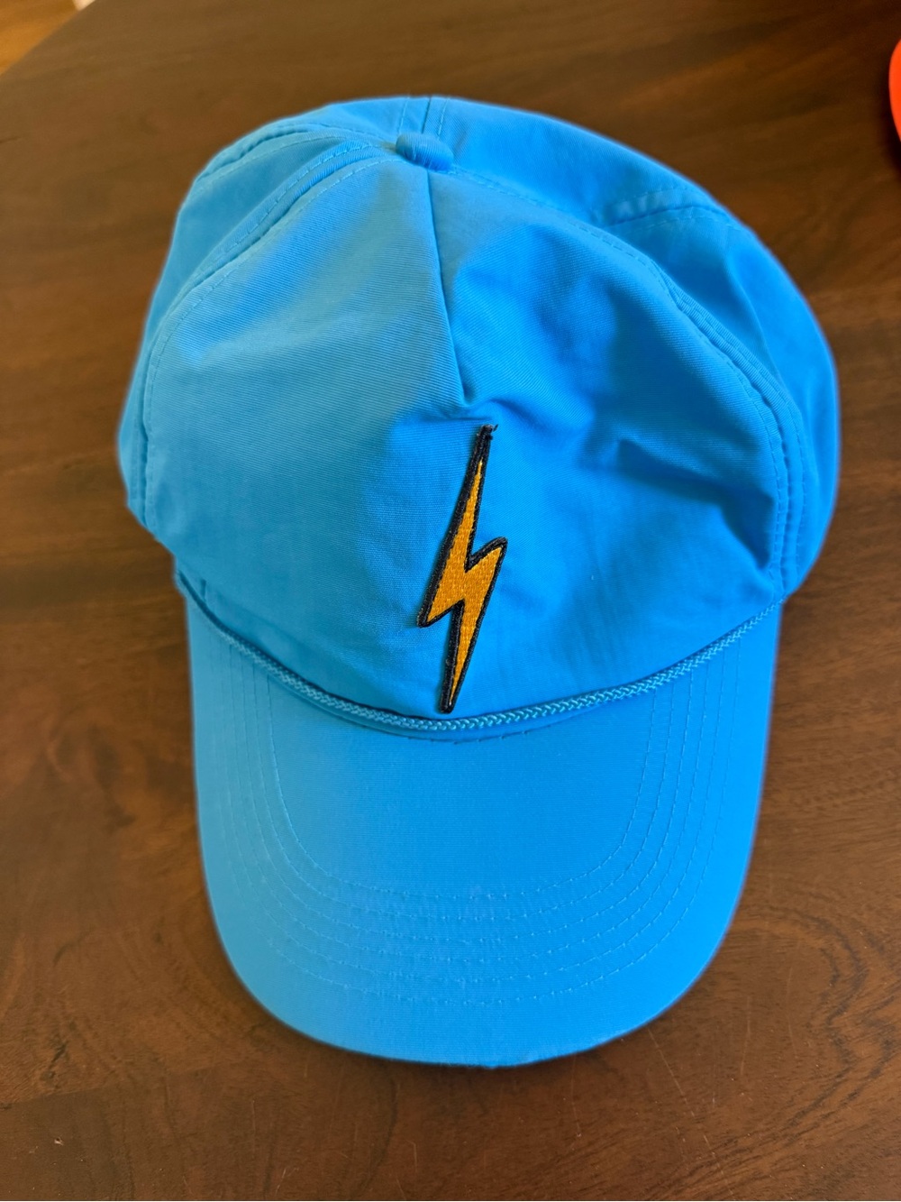 Aviator Nation Blue Cap with Yellow Lightning Bolt